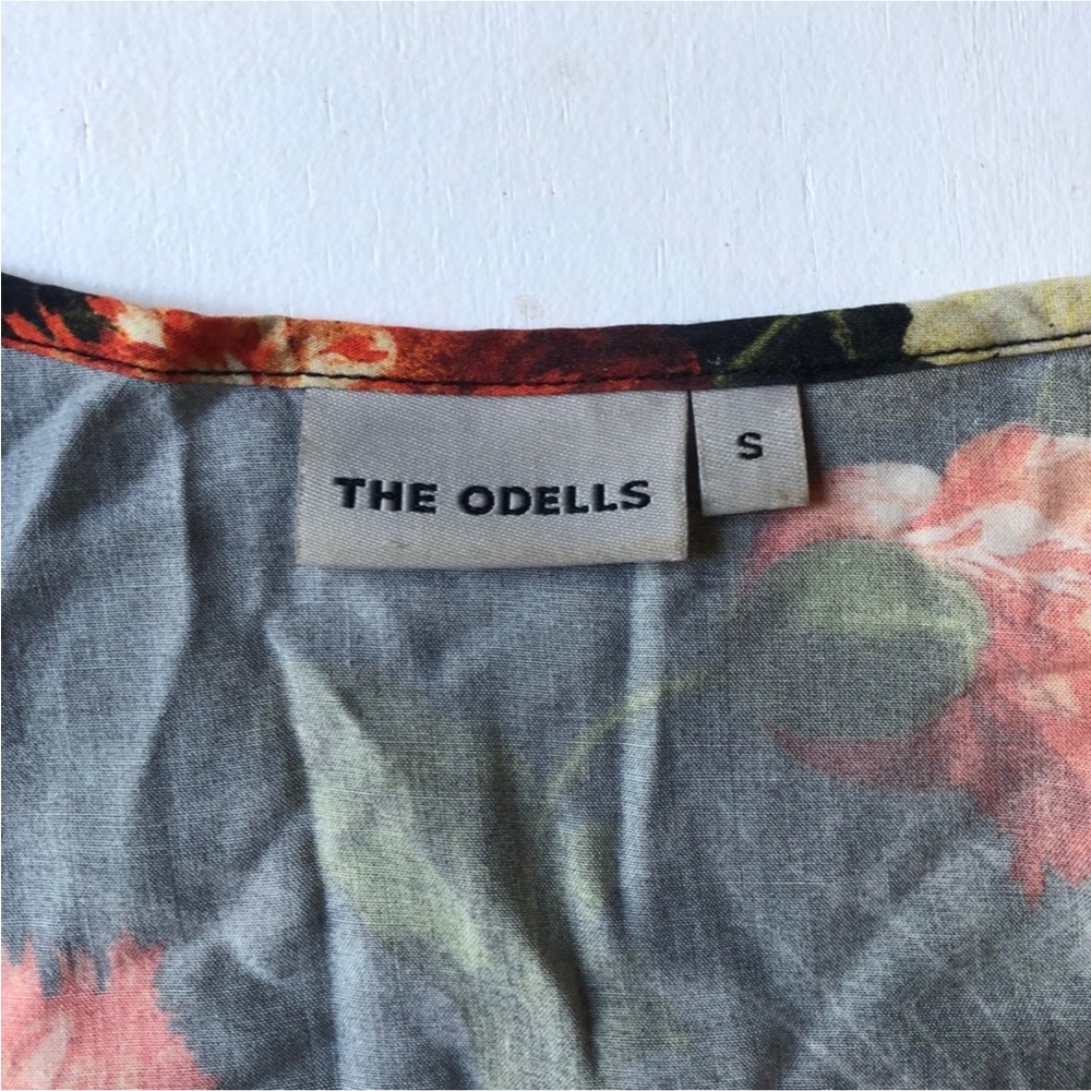 Anthropologie The Odells Floral V-Neck Top Blouse - Picture 7 of 9